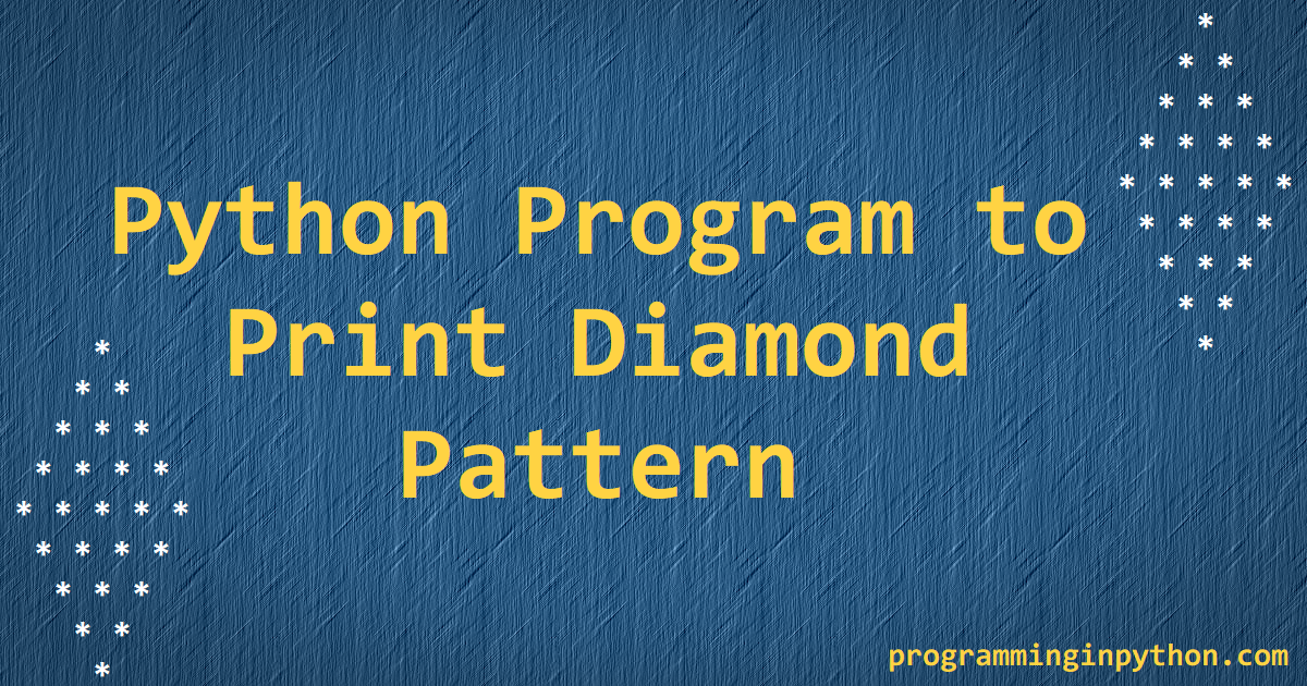 diamond in python assignment expert